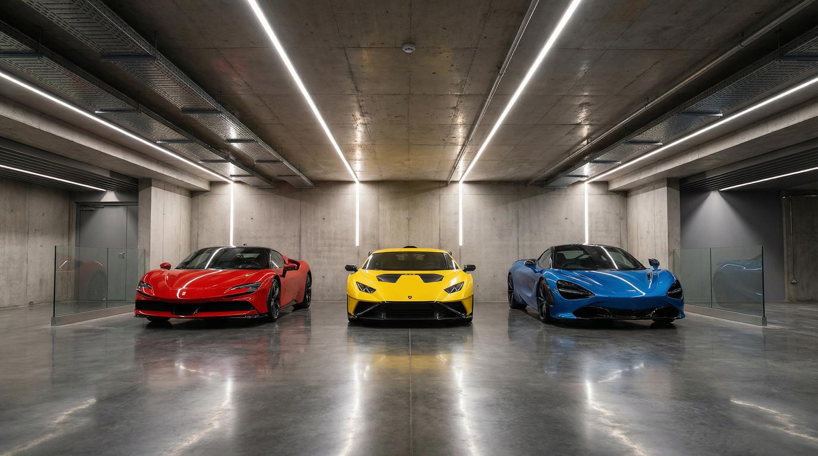 小蓝导航 - 三台超跑直线加速对决视频演示