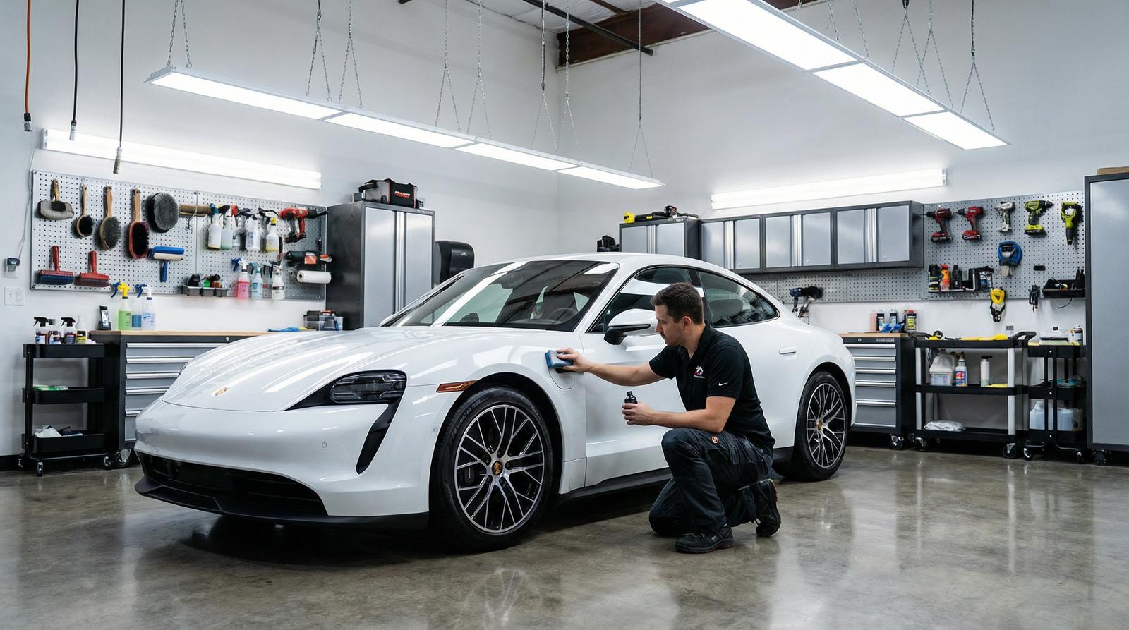 小蓝导航 - 陶瓷镀膜施工全流程视频教程